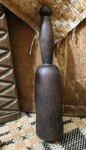 Hand Carved Mortar and Pestle Gorgeous Patina