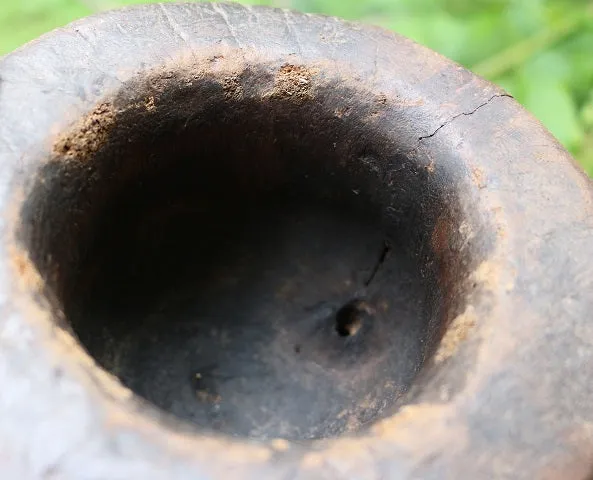 Hand Carved Mortar and Pestle Gorgeous Patina