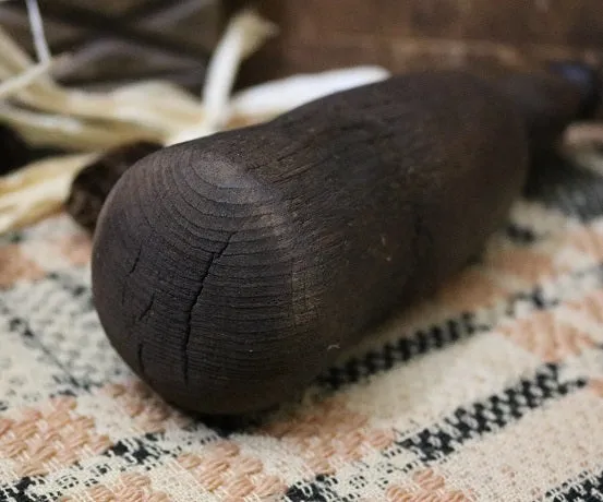 Hand Carved Mortar and Pestle Gorgeous Patina