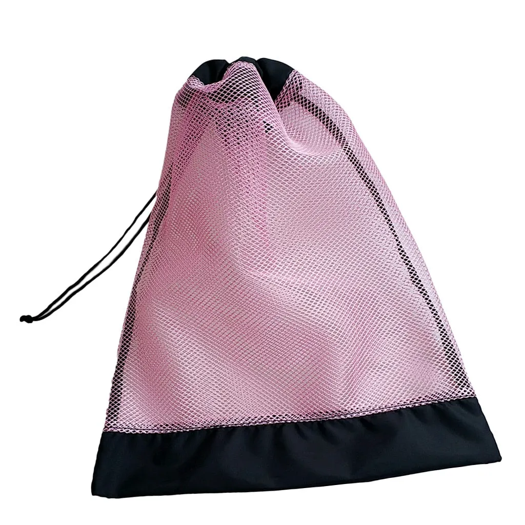 Heavy Duty Compact Mesh Drawstring Storage Bag for Scuba Diving Snorkeling Swimming Mask Fins Goggles Gear Equipment