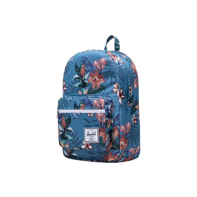 Herschel Unisex Summer Floral Heaven Blue Pop Quiz Backpack - 10011-03894-OS