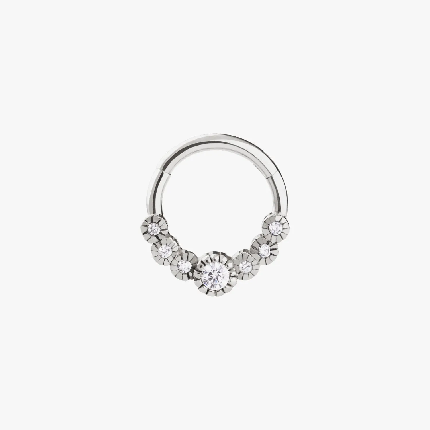 Jewel CZ Multi-Purpose Clicker Ring