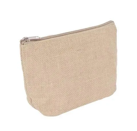 Jute Hessian Cosmetic Bag