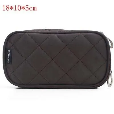 Large Cosmetic Bag Women Waterproof Double Layer Travel Organizer Makeup Bag Toiletry Pouch