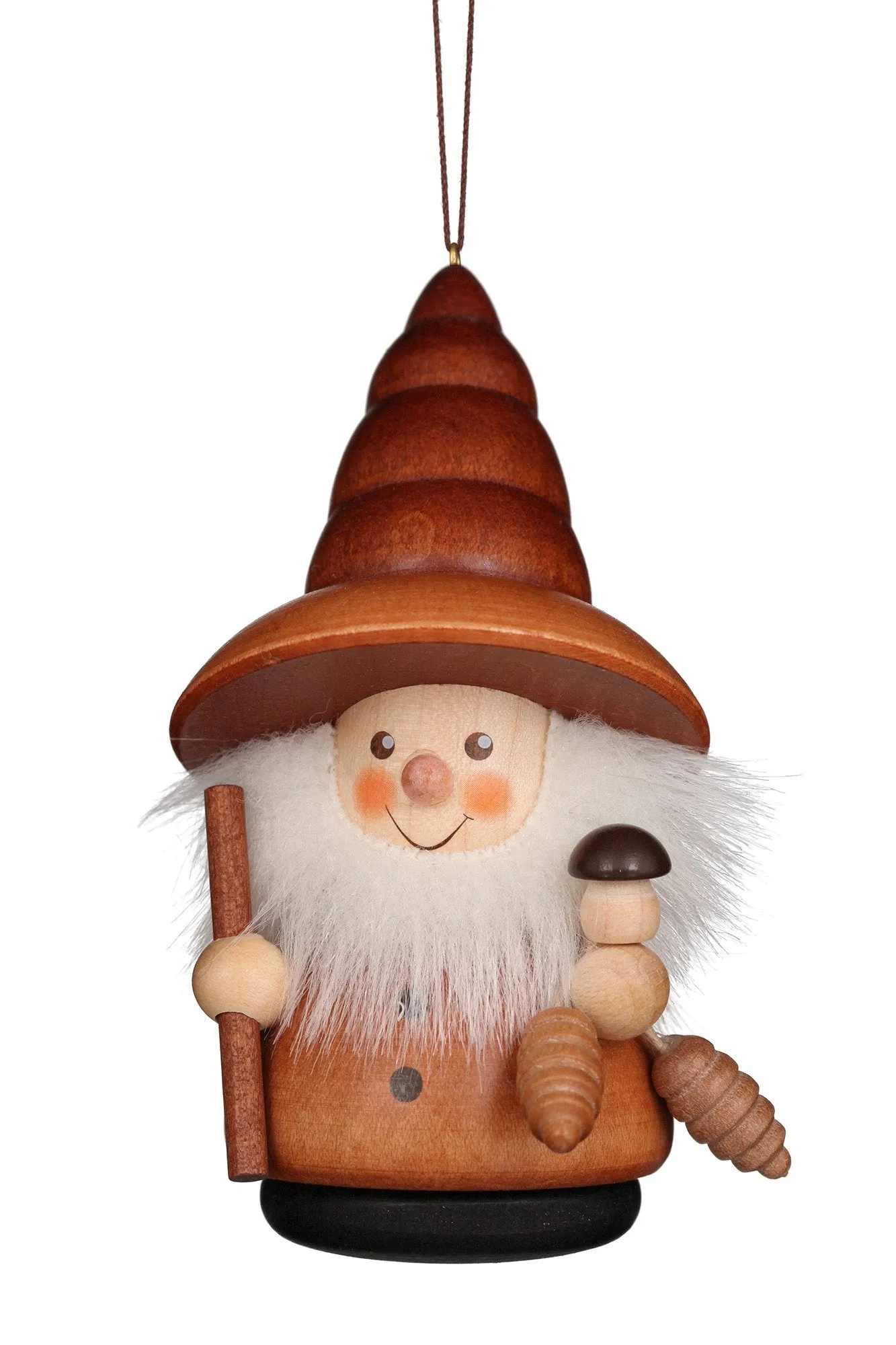 Little gnome Christmas tree decoration - Natural forest gnome (Pre-Order item)