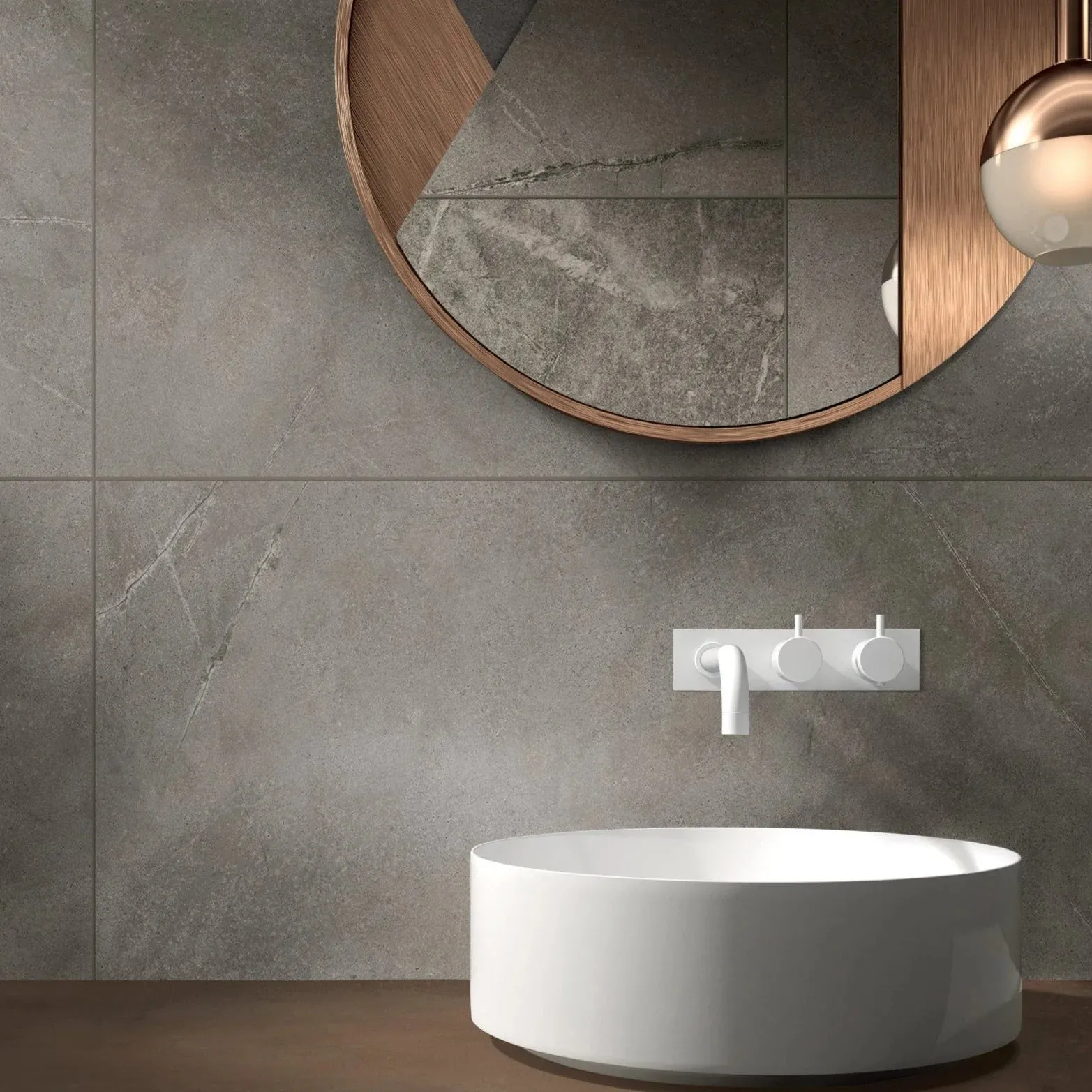 Luxury Taupe Tile - Stunning natural veins to enhance character