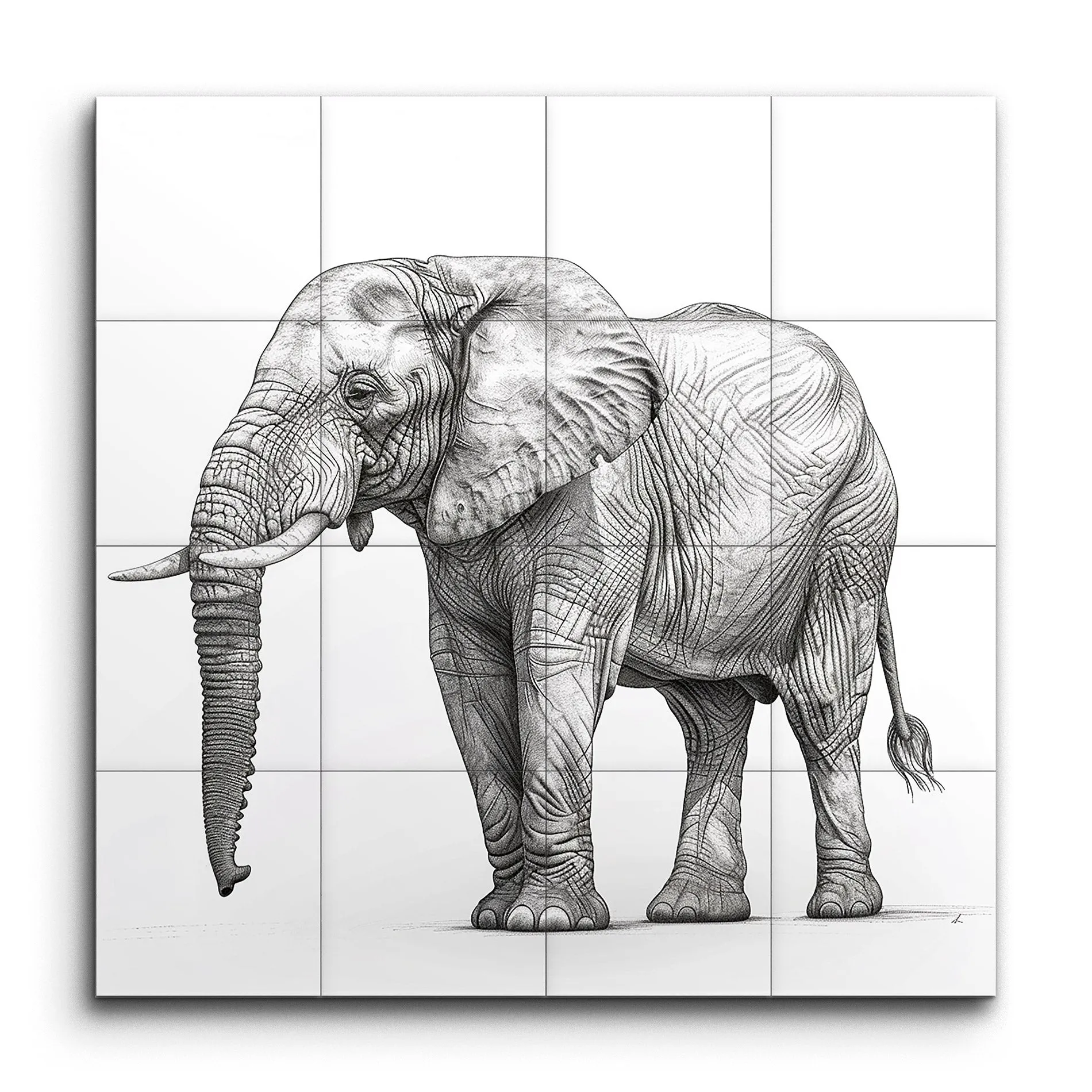 Majestic Elephant: Stunning 3D Art Illustration