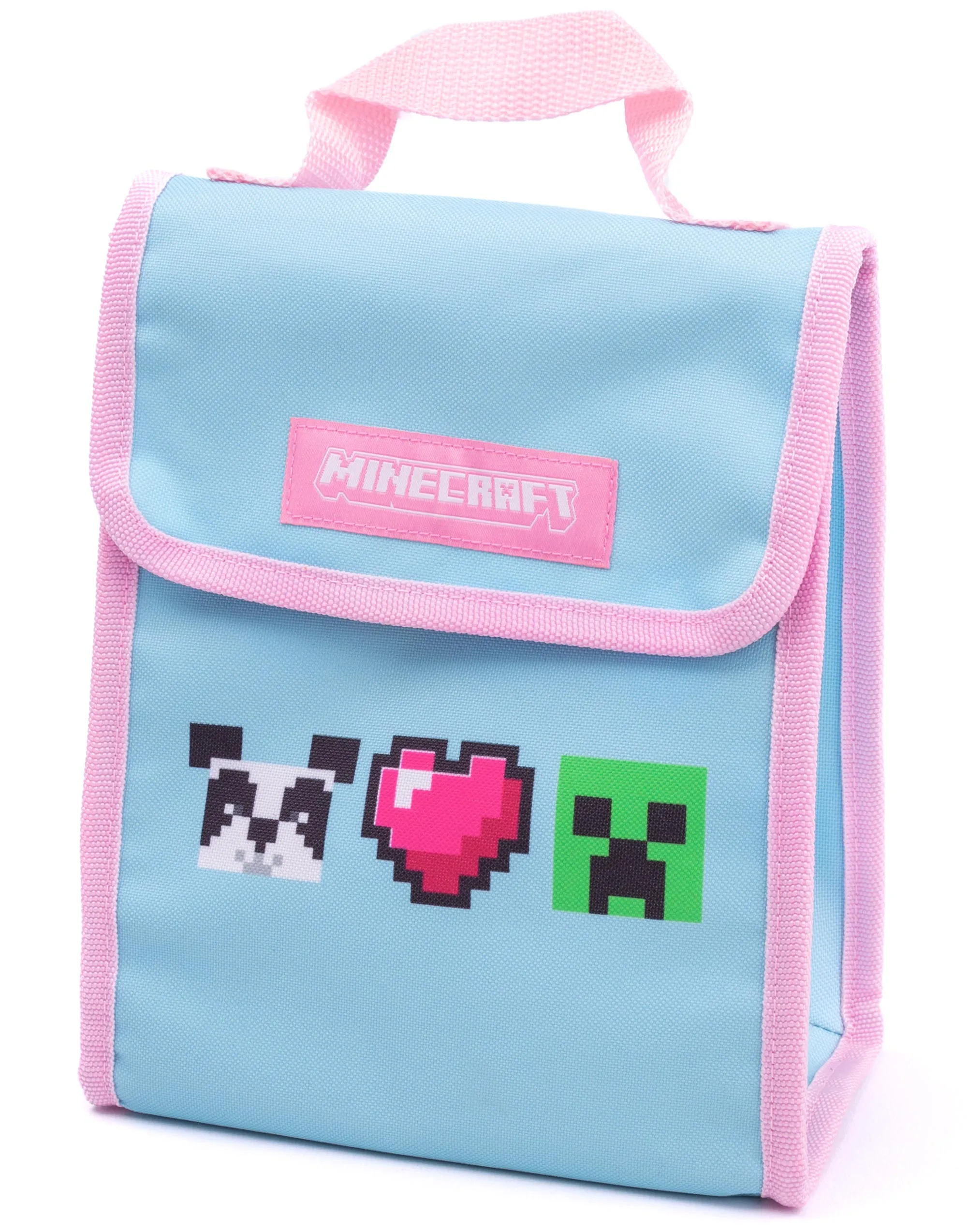 Minecraft Girls 4 Piece Lunch Bag Backpack Set