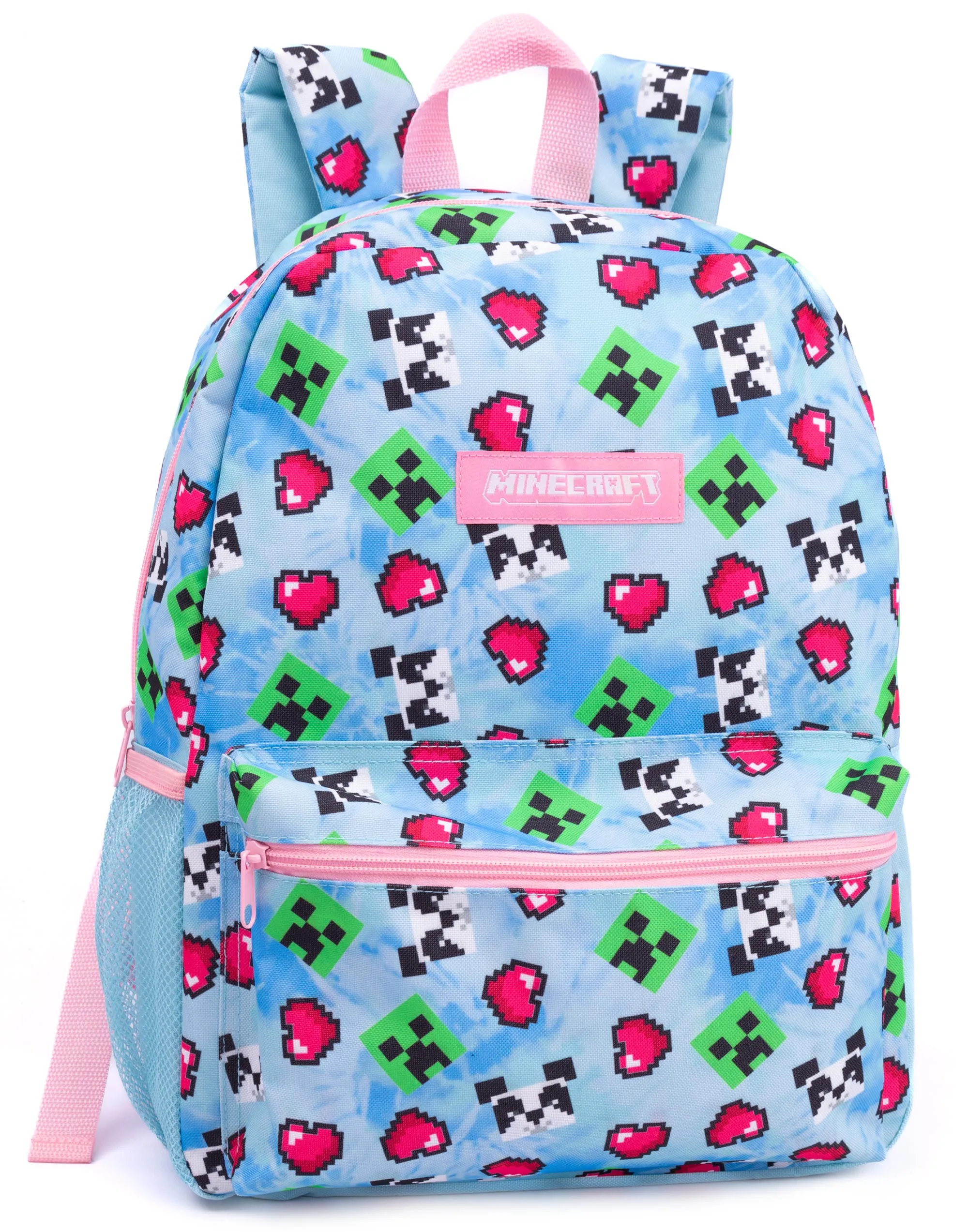 Minecraft Girls 4 Piece Lunch Bag Backpack Set