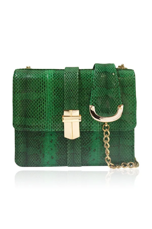 MINI PETRA SATCHEL SPRING GREEN BUCCATA