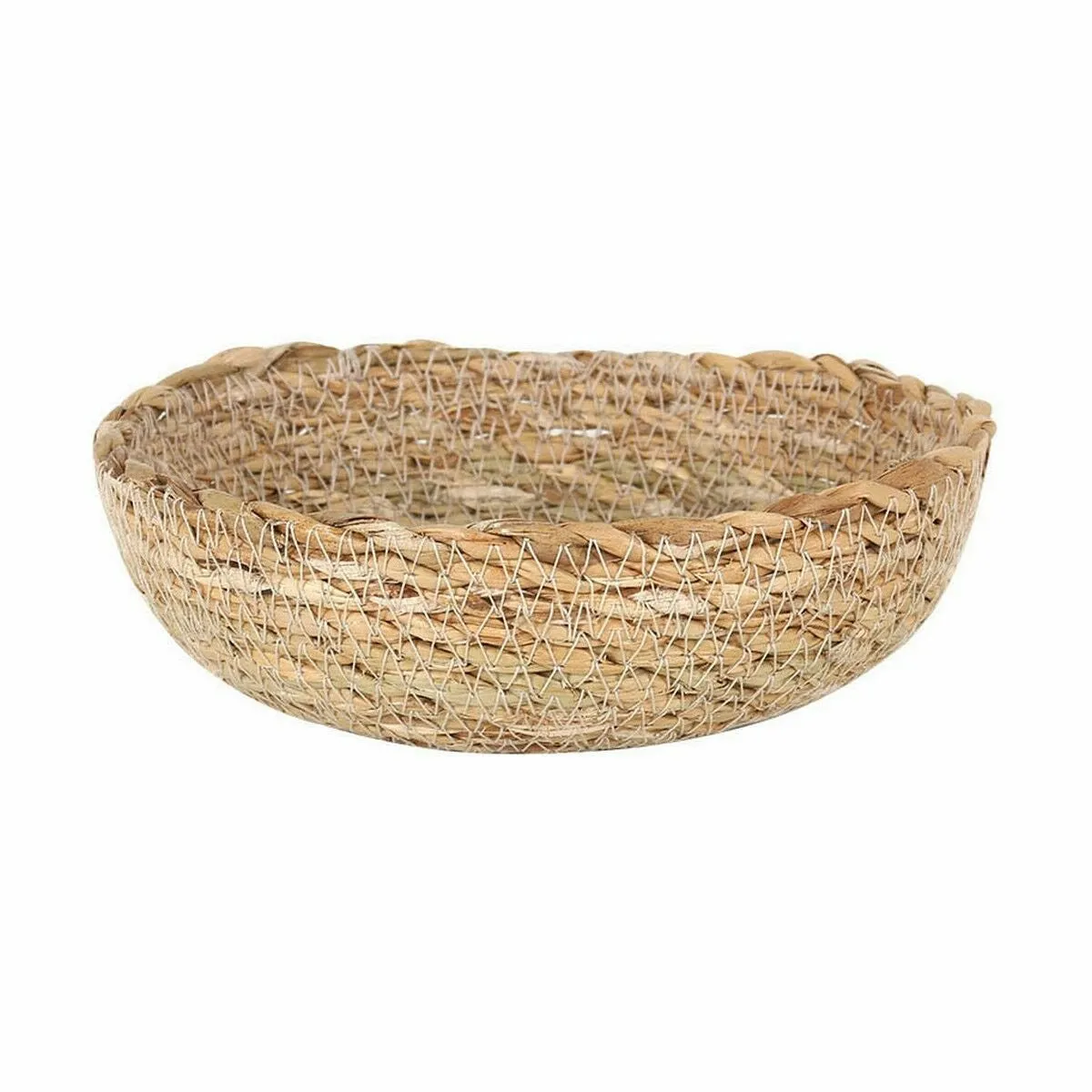 Multi-purpose basket Privilege Brown wicker 16 x 16 x 5,5 cm (48 Units)