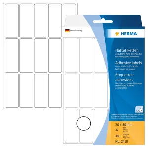 Office Pack Multi-purpose Labels 20 x 50mm (2410)