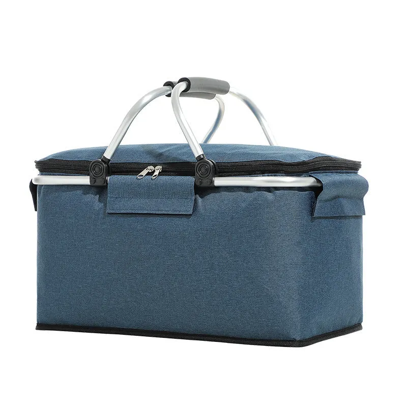 Outdoor Folding Lunch/Dinner Thermal Storage Basket