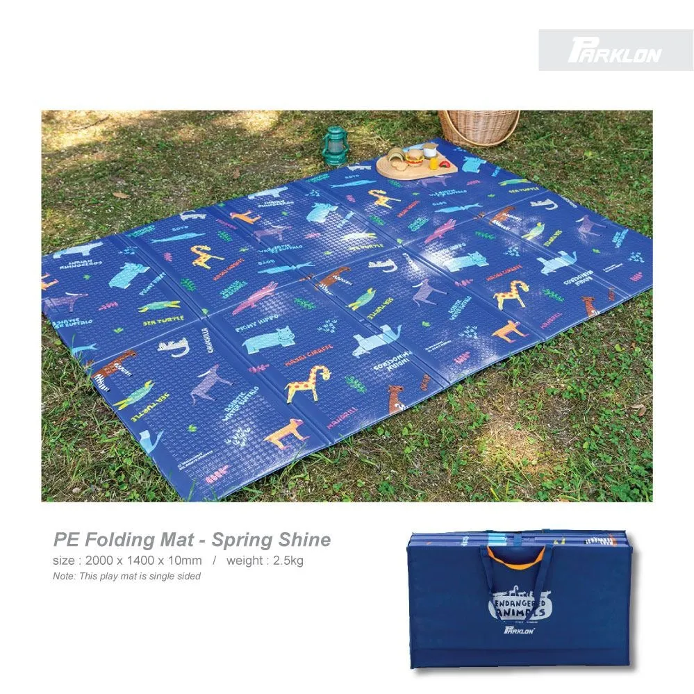 Parklon PE Folding Mat Spring Shine (Size: 2000 x 1400mm)