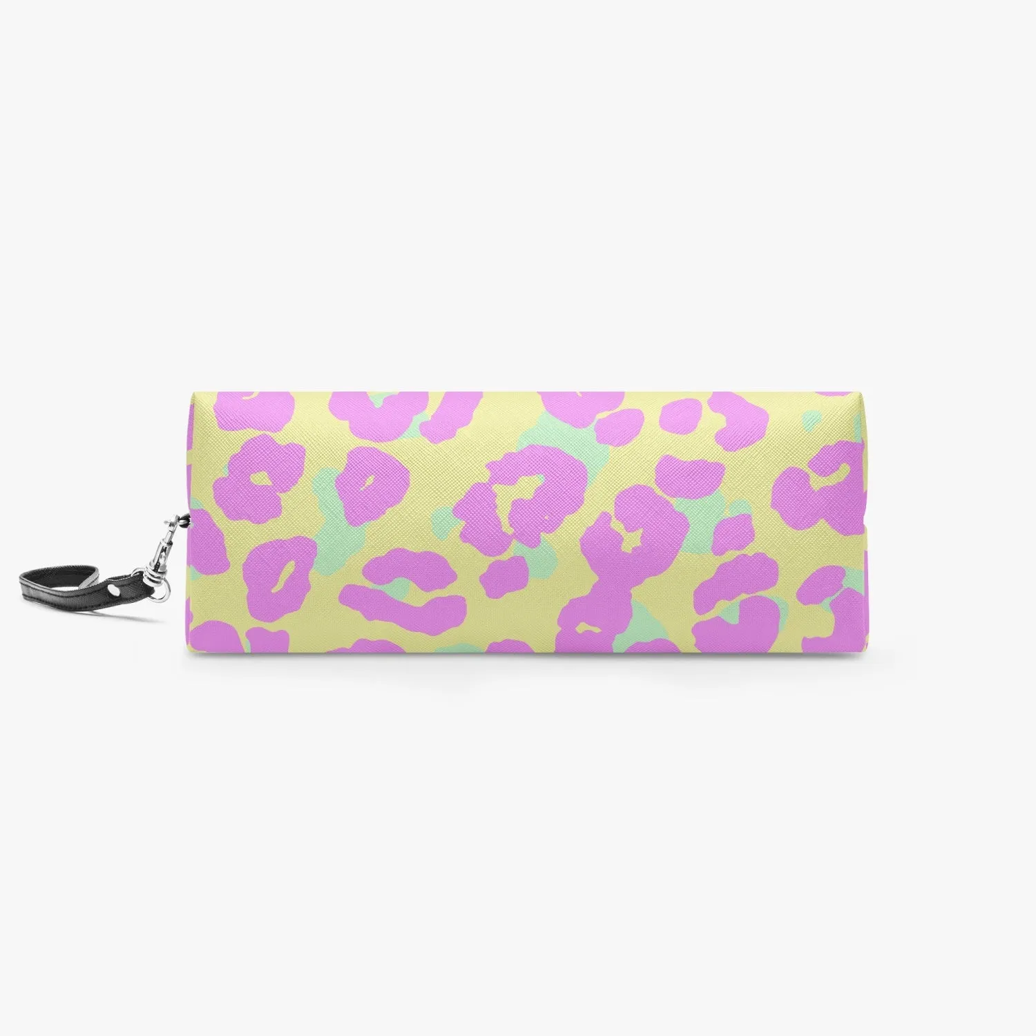 Pink Leopard Curve Makeup Bag