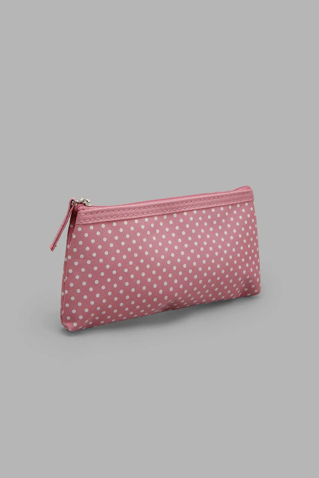 Pink Printed Cosmetic Pouches (4 Piece)