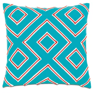 Poolside Somersault Outdoor Lumbar Pillow Cover 20x20