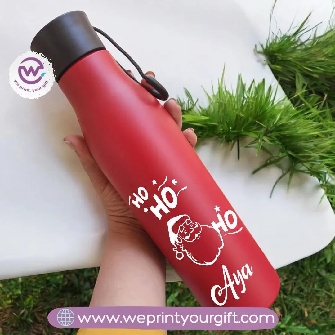 Portable Water Bottle-Christmas