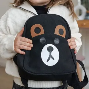 Preschool Children's Teddy Backpack - Black