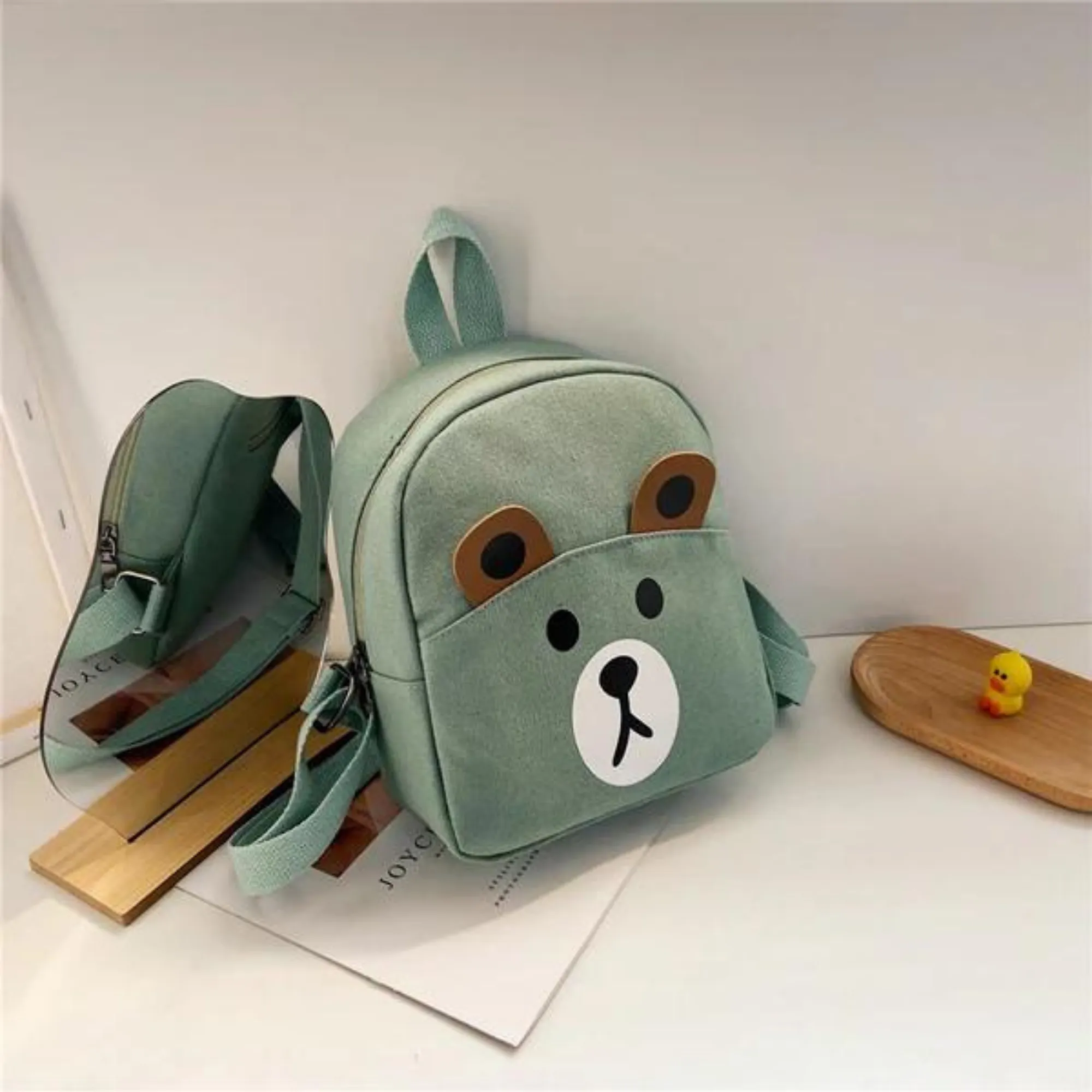 Preschool Children's Teddy Backpack - Green