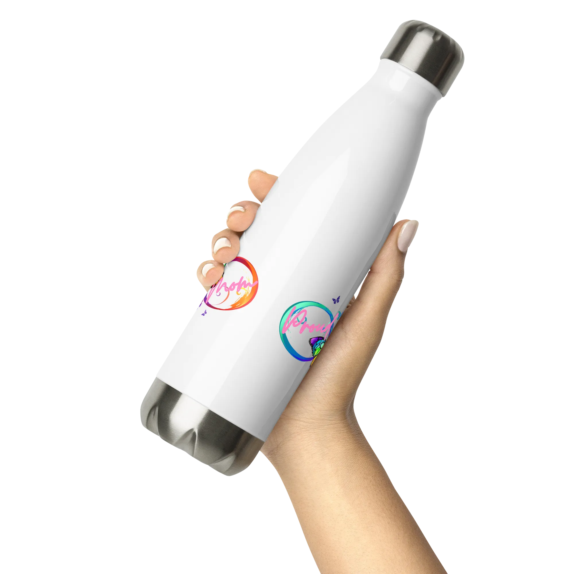 Proud Autism Mom Stainless Steel Water Bottle