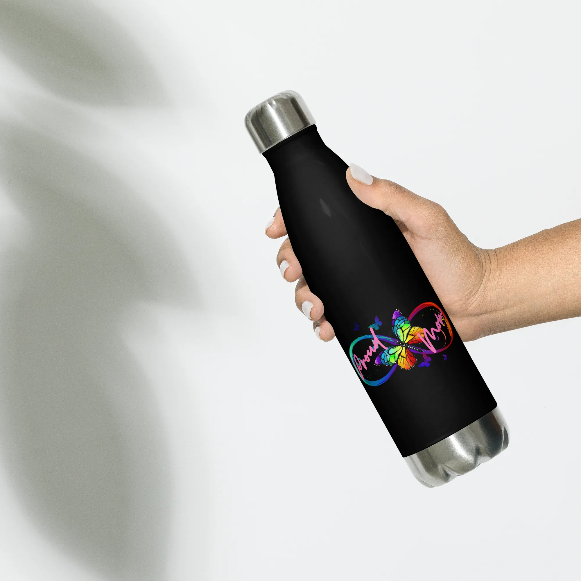 Proud Autism Mom Stainless Steel Water Bottle