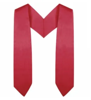 Red Preschool / Kindergarten Graduation Stole