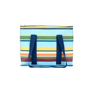 Retro Stripe Picnic Tote