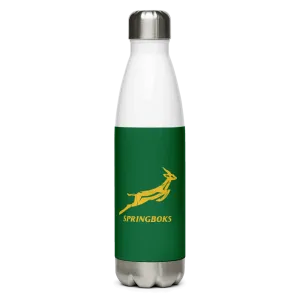 Springboks Stainless Steel Water Bottle