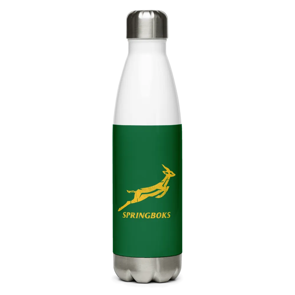 Springboks Stainless Steel Water Bottle