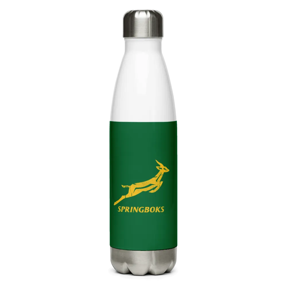 Springboks Stainless Steel Water Bottle