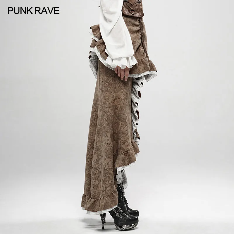 Steampunk Gorgeous Noble Fishtail Skirt