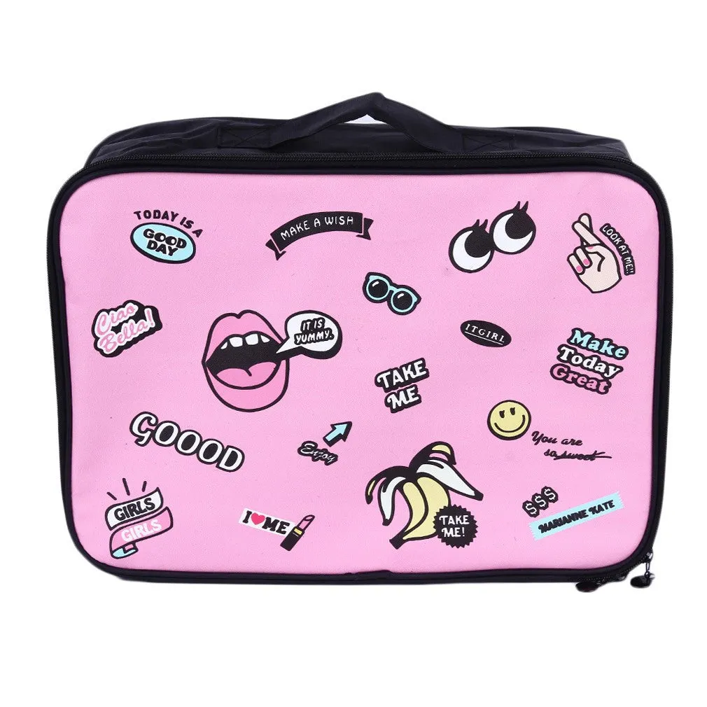 Storage bag cartoon waterproof luggage bag large capacity portable travel bag