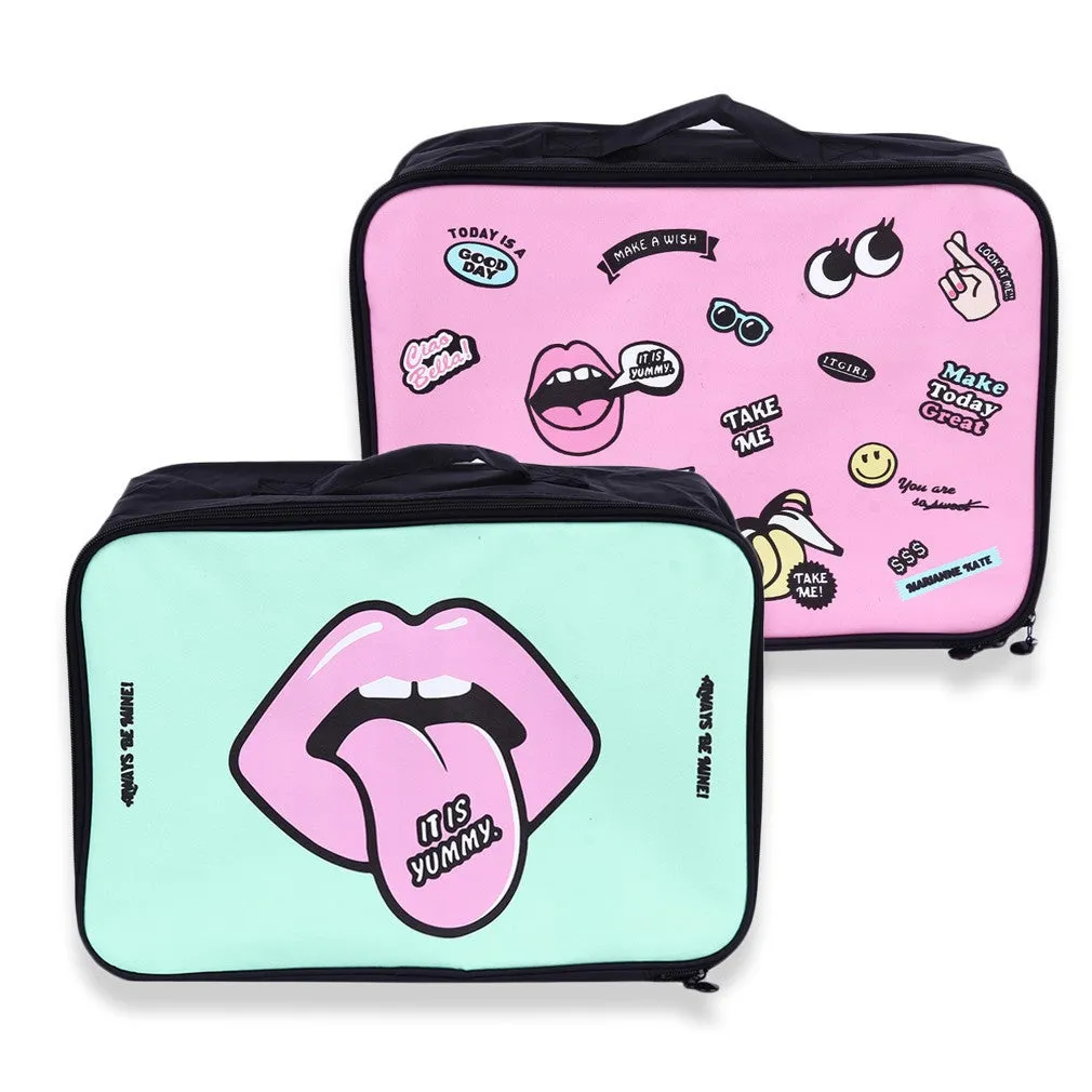 Storage bag cartoon waterproof luggage bag large capacity portable travel bag