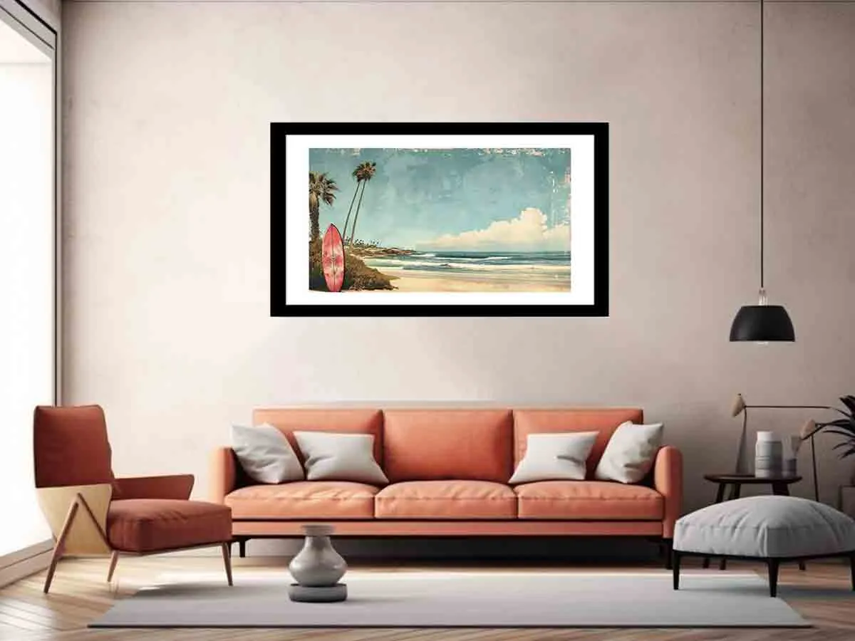 Stunning Beach Framed Print - High Quality, Ready to Hang