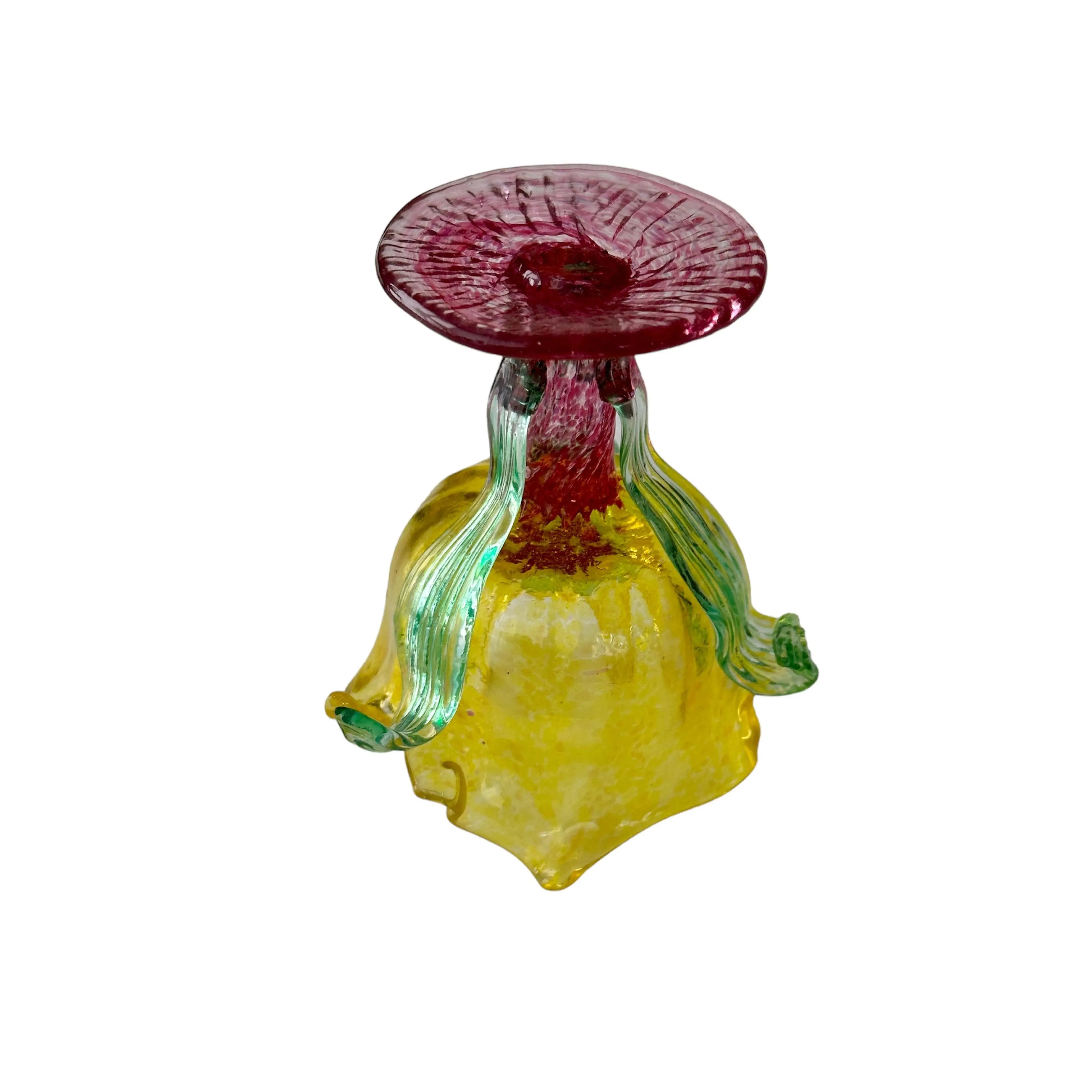 Stunning Blown Glass Art Vintage Flower Sculpture - Shop Now!