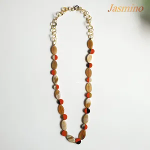 Stunning Buffalo Horn Necklace J17521, Handmade Product from Vietnam