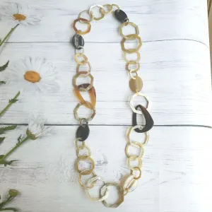 Stunning Buffalo Horn Necklace J17657, Handmade from Vietnam