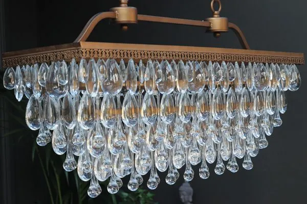 Stunning Crystal Droplets Chandelier