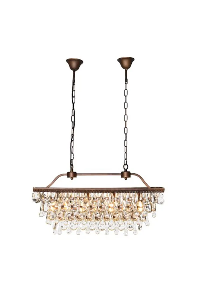 Stunning Crystal Droplets Chandelier