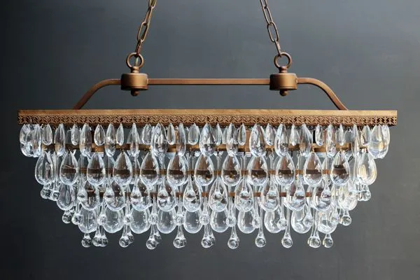 Stunning Crystal Droplets Chandelier