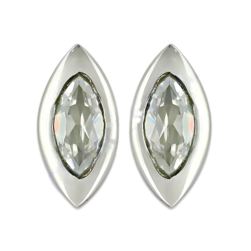 Stunning Cubic Zirconia Silver Earrings - Affordable Luxury Jewelry