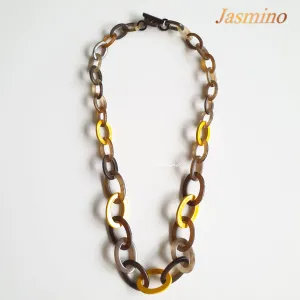 Stunning Horn Necklace J17590, Handmade Buffalo Horn from Vietnam