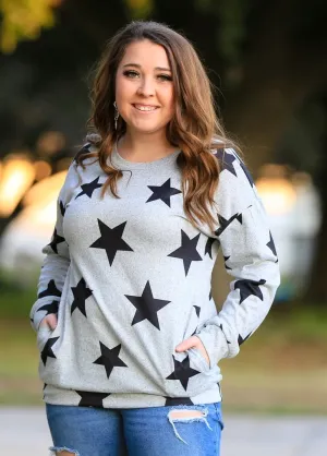 Stunning in Stars Top