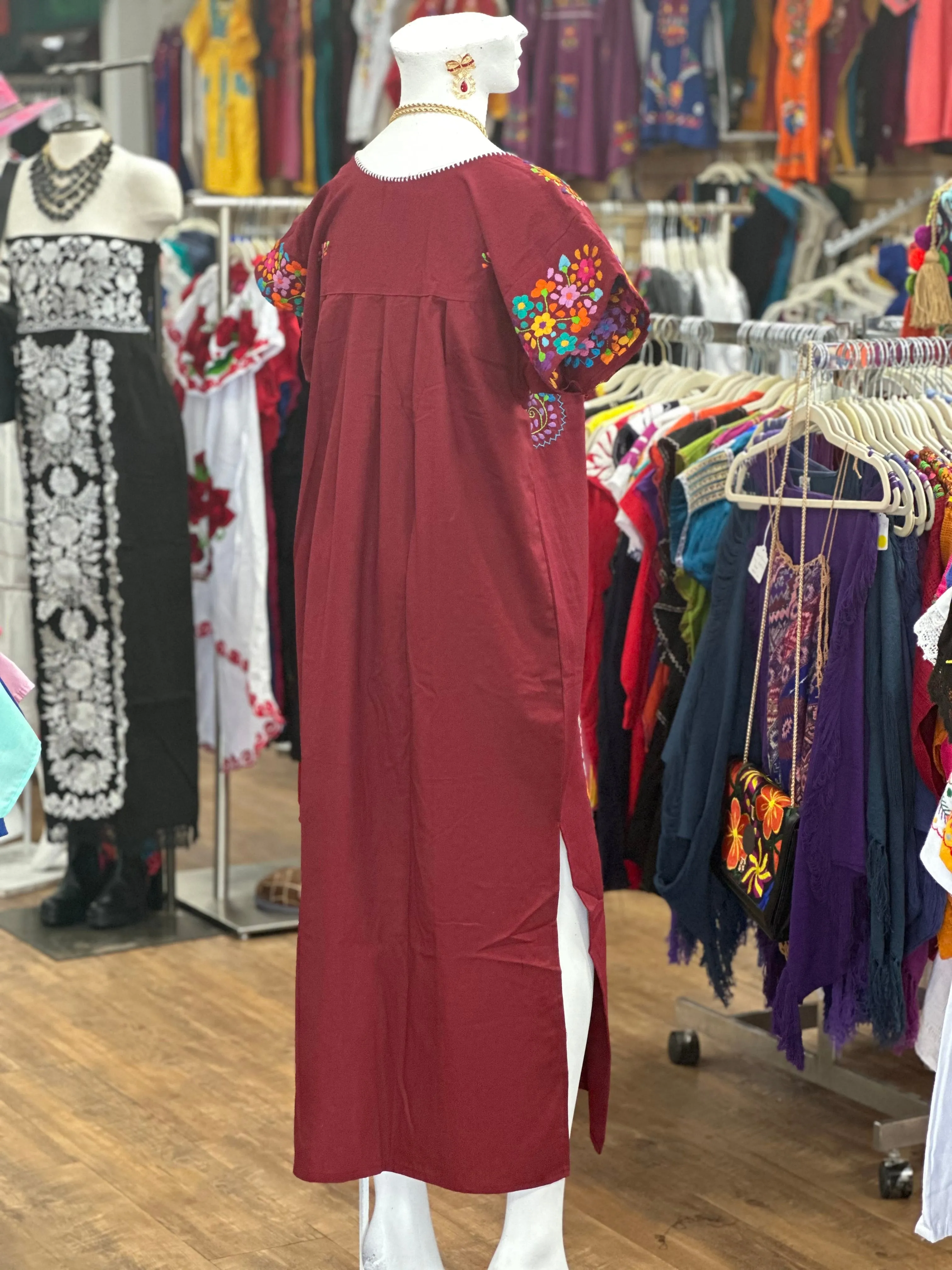 Stunning Maxi Dress Paraiso Maroon