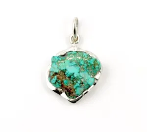 Stunning Natural Turquoise Nugget Pendant