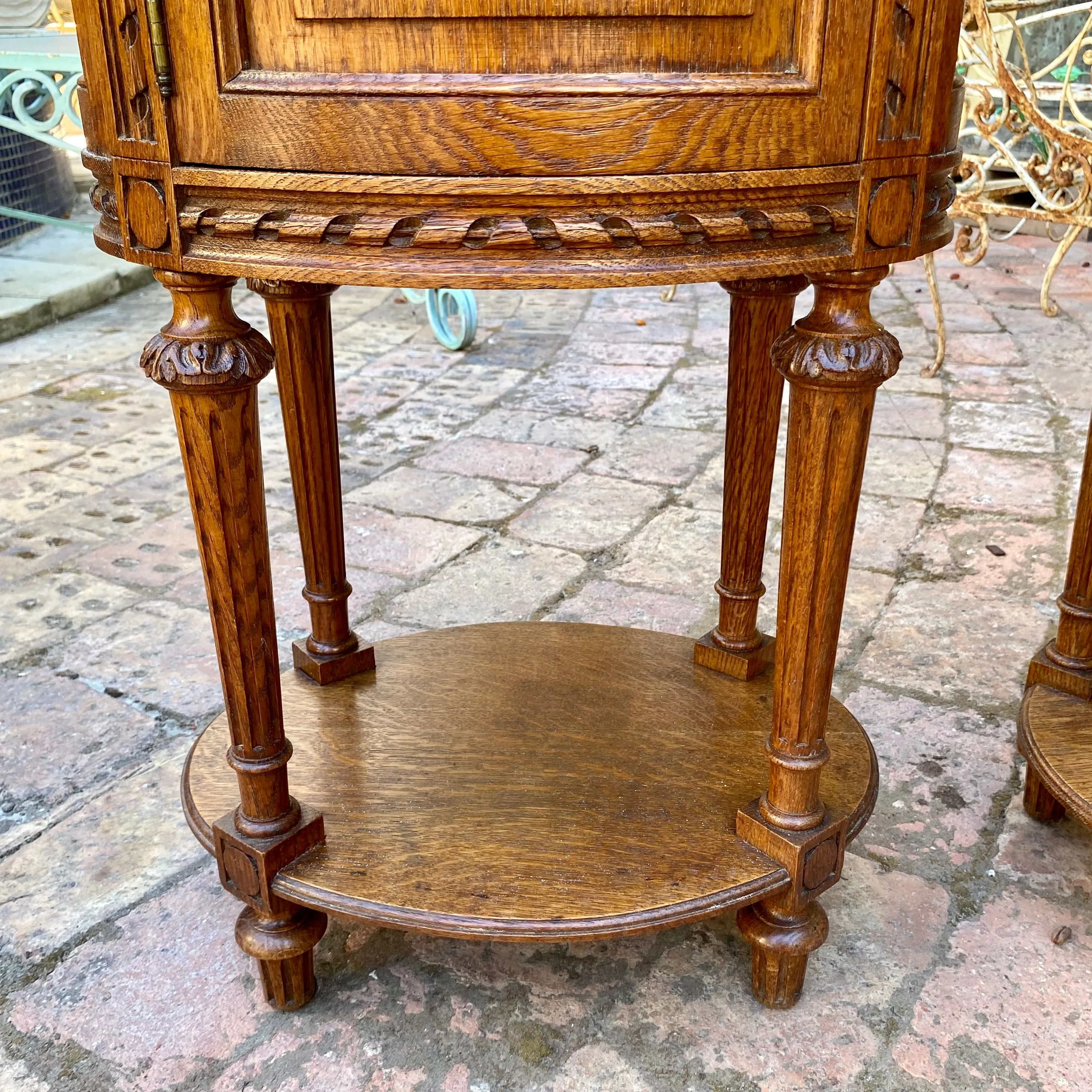 Stunning Pair of Empire Era Bedside Pedestals - SOLD