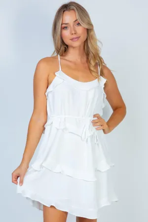 Summer White Tie Dress