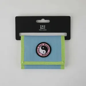 T & C Nylon Velcro Wallet - Pastel