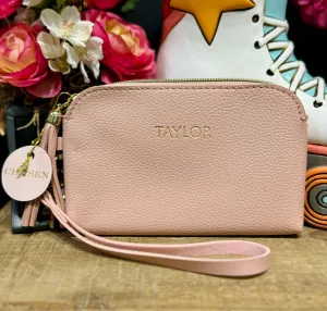 Taylor Pink Chosen Wristlet